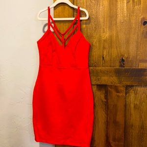Forever 21 red dress size small